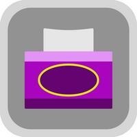 Tissue box Vector Icon Design