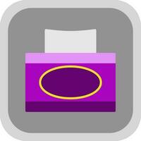 Tissue box Vector Icon Design