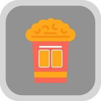 Popcorn Vector Icon Design