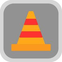 Traffic cone Vector Icon Design