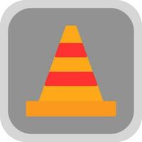 Traffic cone Vector Icon Design