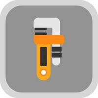 Pipe wrench Vector Icon Design