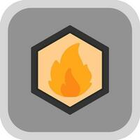 Inflamable Vector Icon Design