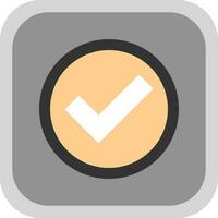 Checked Vector Icon Design