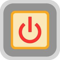 Power Button Off Vector Icon Design