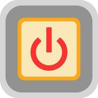 Power Button Off Vector Icon Design