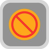 Ban Circle Vector Icon Design
