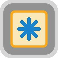 Asterisk Vector Icon Design