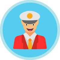Pilot Vector Icon Design