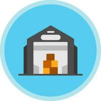 Warehouse Vector Icon Design