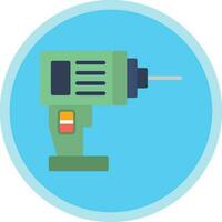 Drill Machine Vector Icon Design