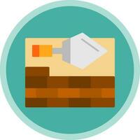 Brick Plastering Vector Icon Design