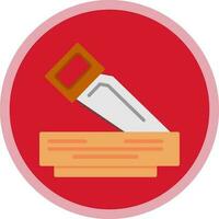 Wood Cuttor Vector Icon Design