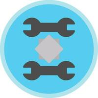 spanner Vector Icon Design