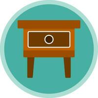 Night Stand Vector Icon Design