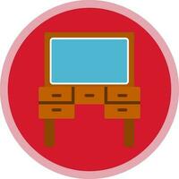 Dressing Table Vector Icon Design