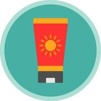 Sun block Vector Icon Design
