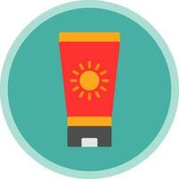 Sun block Vector Icon Design