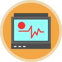 diseño de icono de vector de monitor de ecg