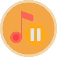 Pause button Vector Icon Design