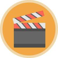 Clapperboard Vector Icon Design