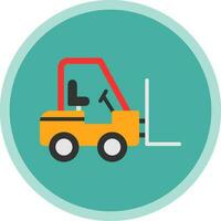 Forklift Vector Icon Design