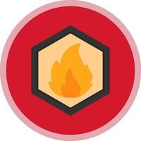 Inflamable Vector Icon Design