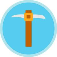 Pickaxe Vector Icon Design