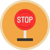 Stop Vector Icon Design