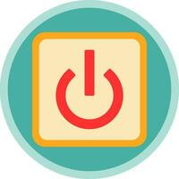 Power Button Off Vector Icon Design