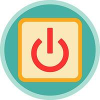 Power Button Off Vector Icon Design