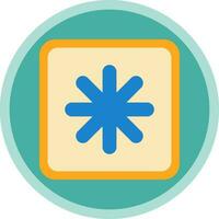 Asterisk Vector Icon Design