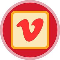 vimeo cuadrado logo vector icono diseño