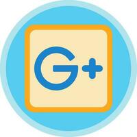 Google Plus Vector Icon Design