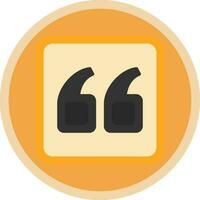 Quote Left Vector Icon Design