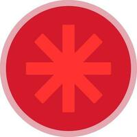 Asterisk Vector Icon Design