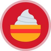 Cream Vector Icon Design