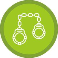 Handcuffs Vector Icon Design