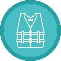 Life vest Vector Icon Design