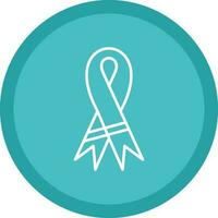 Purple ribbon Vector Icon Design