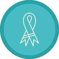 Purple ribbon Vector Icon Design