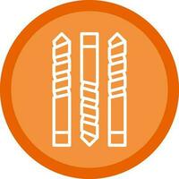 Drill Bit Vector Icon Design