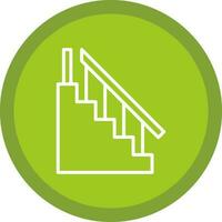 diseño de icono de vector de escalera