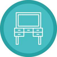 Dressing Table Vector Icon Design