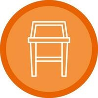 Bar Stool Vector Icon Design