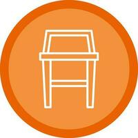 Bar Stool Vector Icon Design