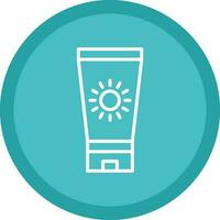 Sun block Vector Icon Design