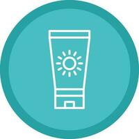 Sun block Vector Icon Design