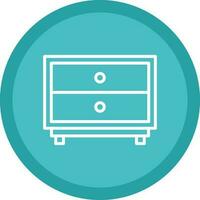 Chest of Drawers Vector Icon Design