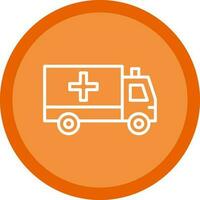 Ambulance Vector Icon Design